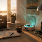 AVELUNE™ Retro Vinyl Bluetooth Speaker with Ambient Light & White Noise